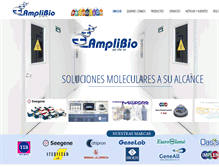 Tablet Screenshot of amplibio.com
